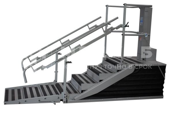 Тренажер лестница-брусья МАДИН Альтэр Стэп с длинной рампой (900 мм) medcub
