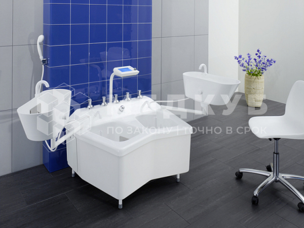 4-камерная гальваническая ванна для конечностей (ног и рук) для лечебных растворов Unbescheiden 0.9-6 medcub