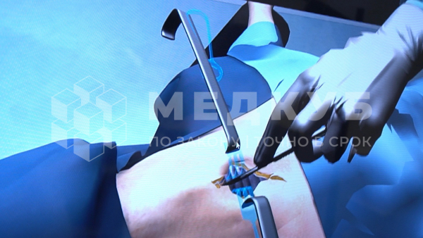 Виртуальный симулятор для обучения проведению операций трахеостомии и коникотомии medcub