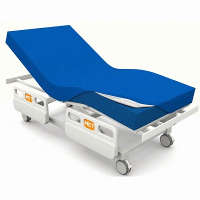 Наматрасник-простыня МЕТ из синтетического трикотажа с ПУ мембраной  для медицинских кроватей medcub