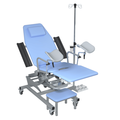 ЛОР-кресло пациента ZERTS Chair (голубой) medcub