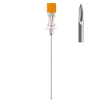 Игла спинальная Quincke (Квинке) Apexmed с иглой-проводником 25G/90мм (25шт/уп) medcub
