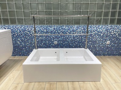 Ванна гидротерапевтическая Физиотехника для контрастных процедур (дорожка Кнейпа) Двухсекционная