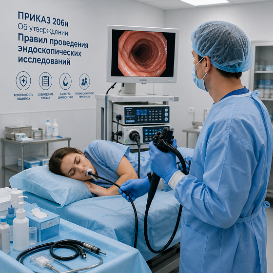 Приказ 206н "Об утверждении Правил проведения эндоскопических исследований" medcub
