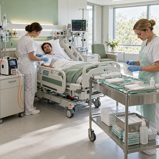 Стандарт оснащения ожогового отделения для взрослых (по приказу 559н) medcub