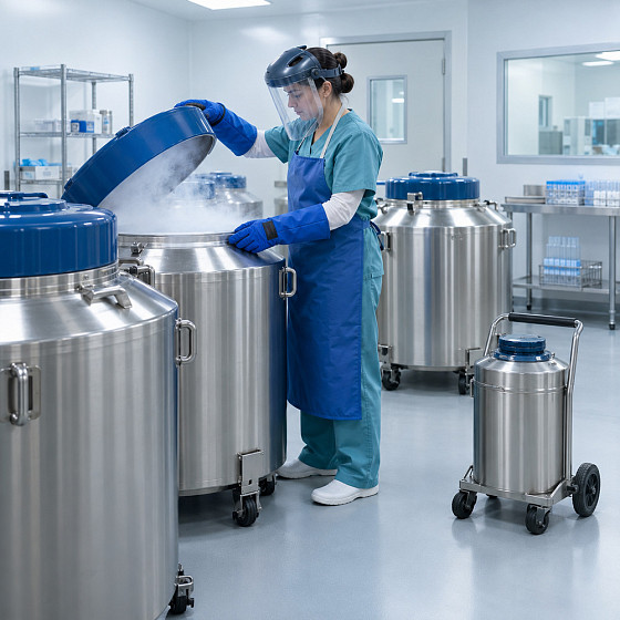 Стандарт оснащения помещения криохранилища центра ВРТ (по приказу 803н) medcub