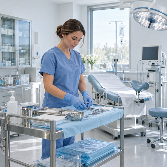 Стандарт оснащения процедурной центра ВРТ (по приказу 803н) medcub