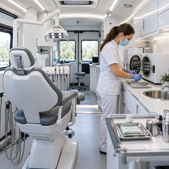 Стандарт оснащения мобильного стоматологического кабинета (по приказу 786н) medcub