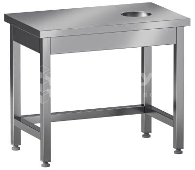 Стол медицинский разборный для сбора отходов Меделия МС 1000x600x850 medcub