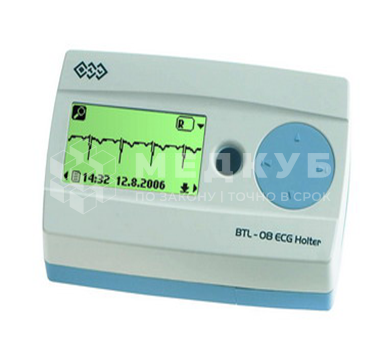 Регистратор к электрокардиографу (ЭКГ) непрерывной записи по Холтеру BTL-08 ECG HOLTER H100 с принадлежностями medcub