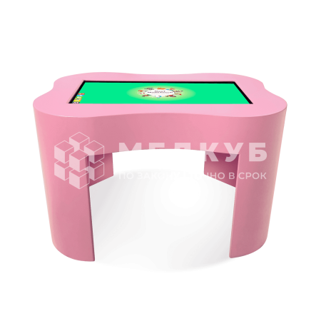 Детский интерактивный стол KidTouch 27P розовый (NextPink)