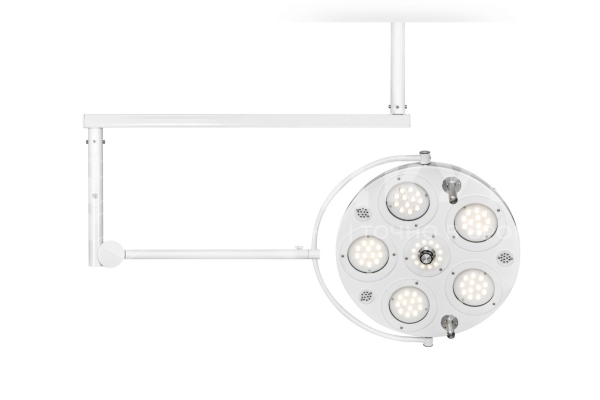 Светильник хирургический потолочный FotonFLY 6M однокупольный бестеневой medcub