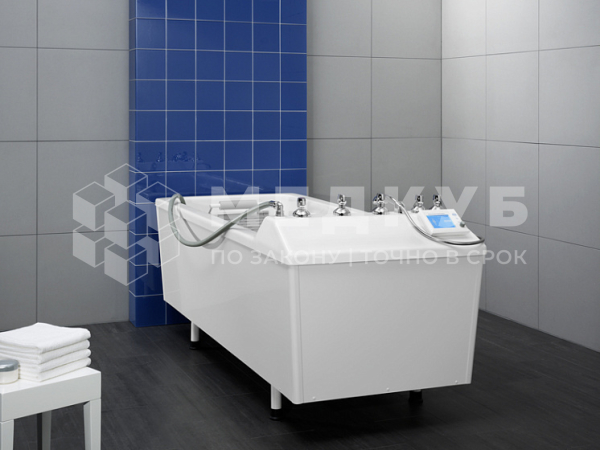 Комбинированная ванна для ручного подводного душа-массажа и электрогальванических ванн Unbescheiden 0.20-1 medcub