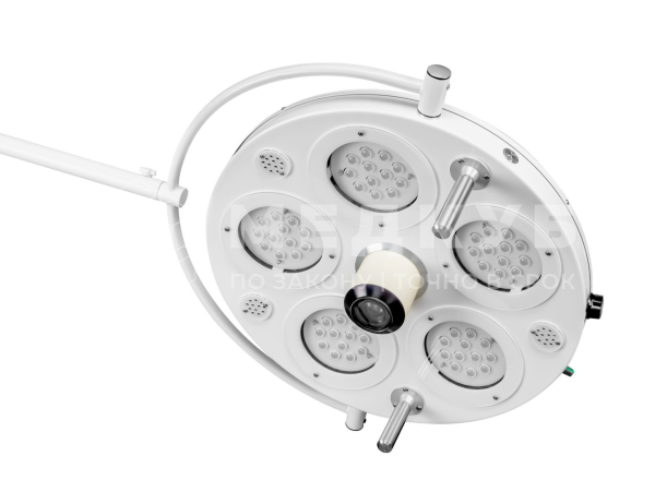 Светильник хирургический потолочный FotonFLY 6M/5C-A двухкупольный бестеневой с видеокамерой и ИБП medcub