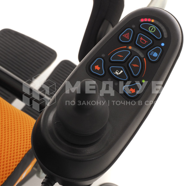 Электрическое кресло-коляска с вертикализатором МЕТ VERTIC medcub