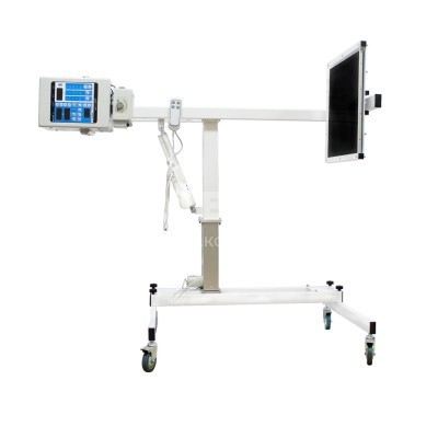 Мобильный цифровой рентгеновский аппарат Medical Econet meX+100 с плоско-панельным детектором Rayence 1717 SCC medcub