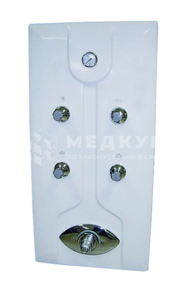 Настенная панель для монтажа термостатического смесителя и кранов для водолечебных душей Физиотехника medcub