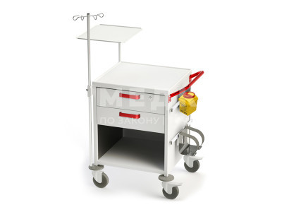 Тележка для скорой помощи МЕДИН ТМ-10 медицинская medcub