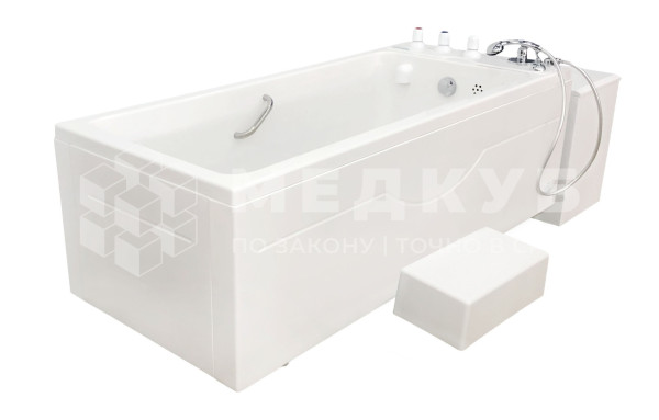 Ванна водолечебная бальнеологическая Физиотехника Оккервиль с плоским дном medcub