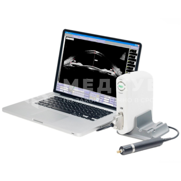 Ультразвуковой офтальмологический сканер с UBM-датчиком Suoer SW-3200 портативный medcub