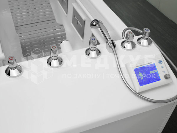 Комбинированная ванна для ручного подводного душа-массажа и электрогальванических ванн Unbescheiden 0.20-1 medcub