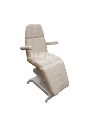 Кресло процедурное Пластэк “ОД-4” с откидными подлокотниками и проводным пультом управления, 4 электропривода medcub