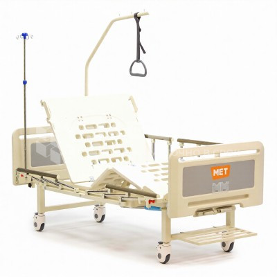 Кровать функциональная механическая МЕТ Лего М (DM-380) с объемно-формованным пластиковым ложем medcub