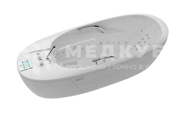 Ванна гидромассажная BTL 3000 Omega 20 Deluxe с кнопочной клавиатурой и принадлежностями medcub
