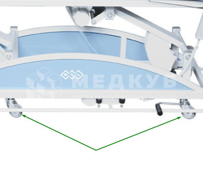 Выдвижные ролики (колеса) к кушеткам BTL medcub
