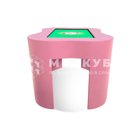 Детский интерактивный стол KidTouch 27P розовый (NextPink)