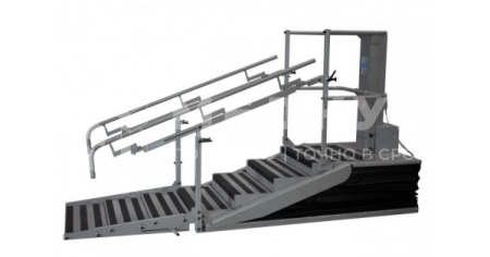 Тренажер лестница-брусья МАДИН Альтэр Стэп с короткой рампой (600 мм) medcub