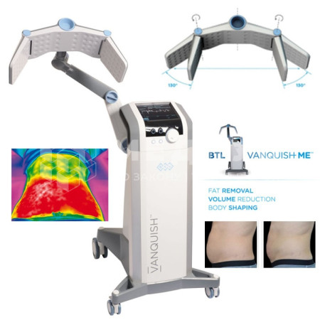 Аппарат RF-лифтинга BTL VANQUISH ME для бесконтактной коррекции фигуры и неинвазивной липосакции medcub