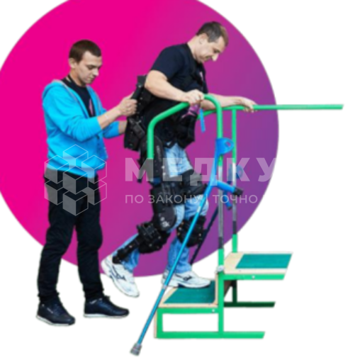 Экзоскелет с БОС ExoAtlet II с ФЭС по 12 каналам роботизированный для восстановления навыков ходьбы