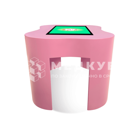 Детский интерактивный стол KidTouch 24P розовый (NextPink)