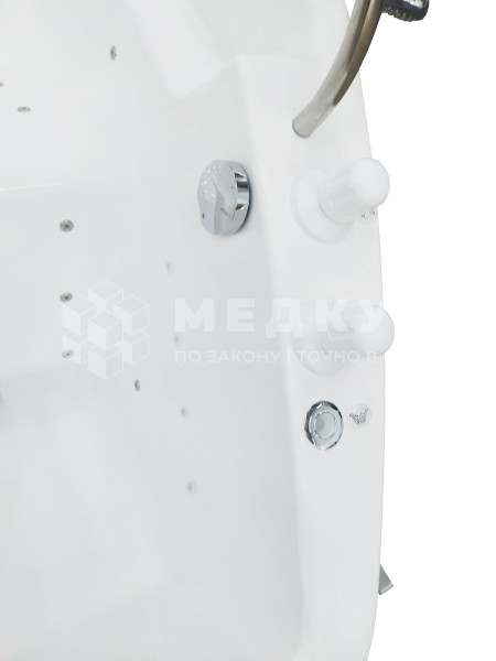 Ванна водолечебная поворотная Физиотехника Неман бальнеологическая многофункциональная со ступенью medcub