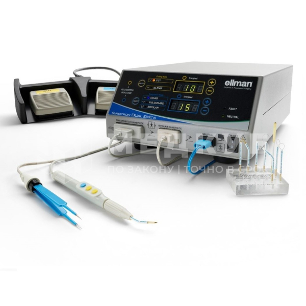 Радиоволновой высокочастотный хирургический (радиохирургический) аппарат Surgitron Dual EMC90 Ellman International medcub