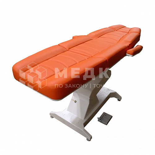 Кресло процедурное Пластэк "ОД-2" с откидными подлокотниками и ножной педалью управления, 2 электропривода medcub
