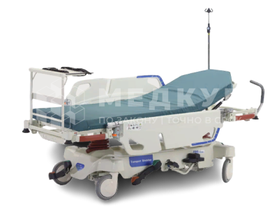 Тележка медицинская для перевозки пациентов Pukang BL-PC-III 6 4 функции (гидравлическая с полкой для оборудования и инструментов)