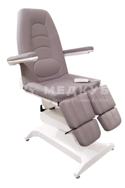 Кресло процедурное Пластэк "ФП-3" с газлифтами на подножках и проводным пультом управления, 3 электропривода