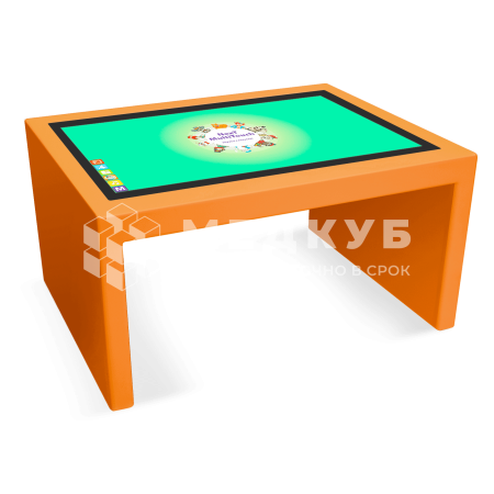 Детский интерактивный стол KidTouch 43P оранжевый