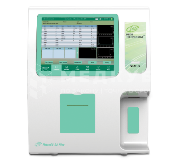 Гематологический автоматический анализатор HTI MicroCC-25Plus medcub