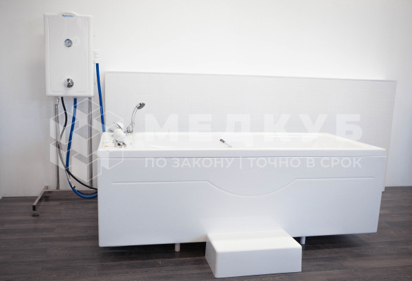 Стойка сатуратора АНУ Физиотехника для насыщения воды углекислым газом (АНУ) из нержавеющей стали medcub