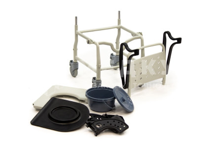 Санитарный стул МЕТ BASTI черный