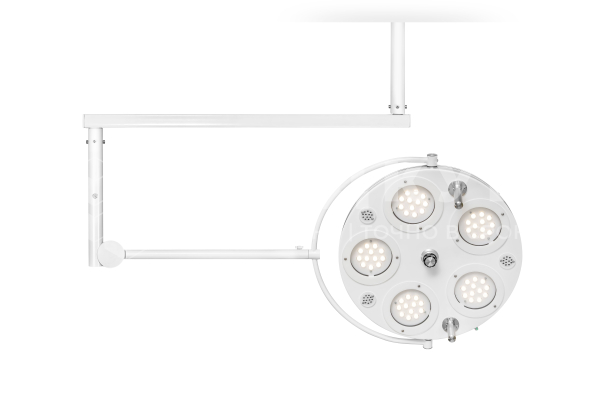 Светильник хирургический потолочный FotonFLY 5M-A однокупольный бестеневой с ИБП medcub