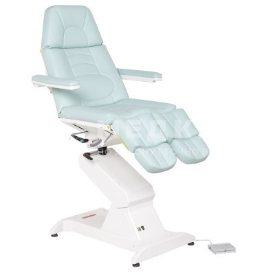 Кресло процедурное Пластэк "ФП-1" с газлифтами на подножках и педалью управления, 1 электропривод medcub