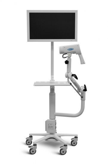 Компактный видеокольпоскоп UAB Biomedicinos Technika ALScope SLV-101 HDm на прямой стойке medcub