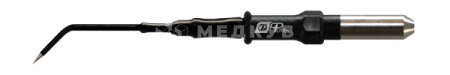 Электрод ФОТЕК остроконечный изогнутый; 4 мм medcub