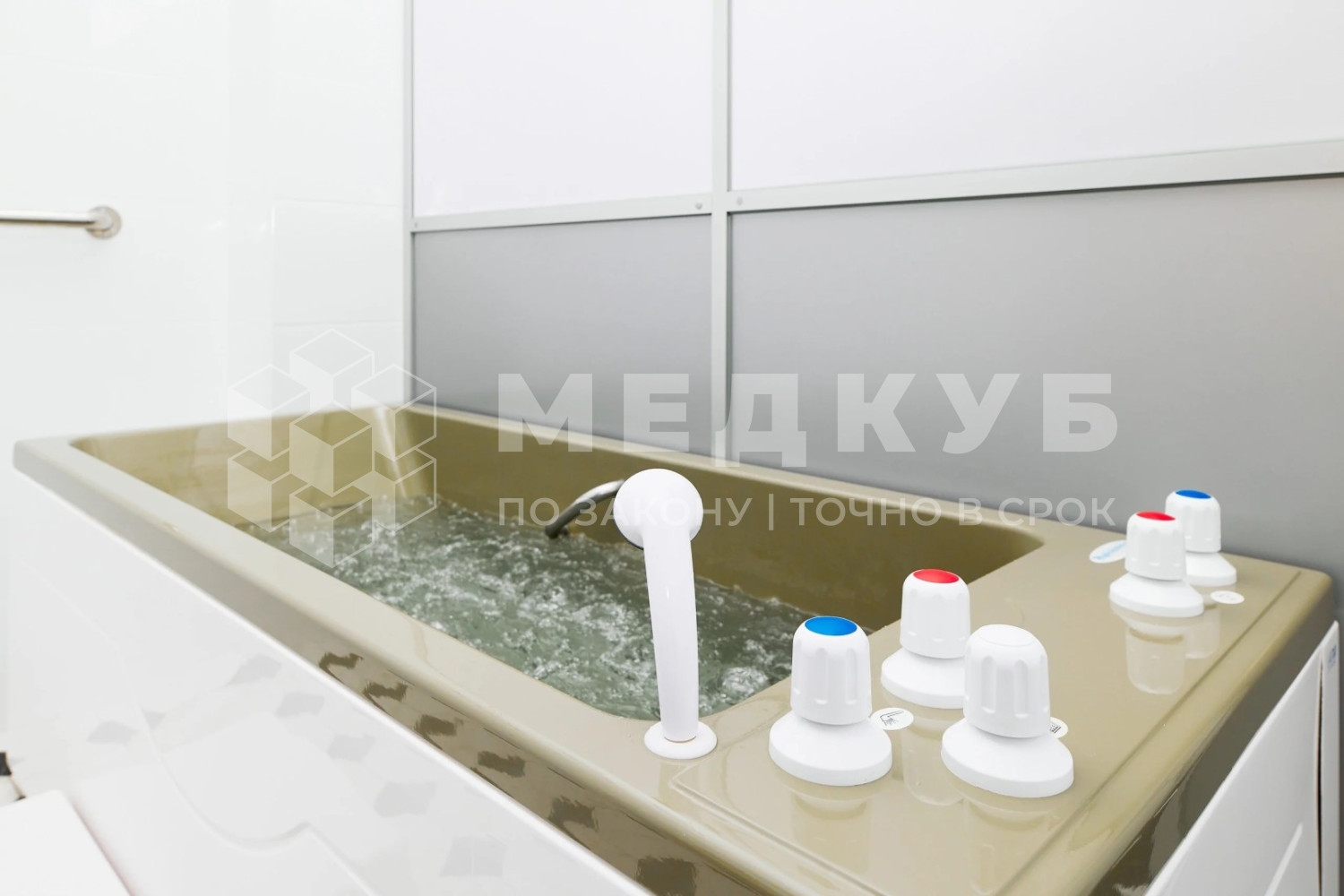 Ванна бальнеологическая водолечебная Физиотехника Оккервиль анатомической формы