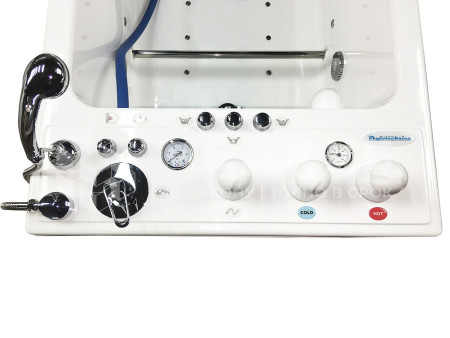 Ванна водолечебная Физиотехника Оккервиль с плоским дном для подводного душ-массажа medcub