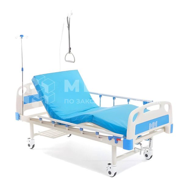 Механическая 4-секционная функциональная кровать МЕТ DM-370 с вставками из ABS-пластика medcub